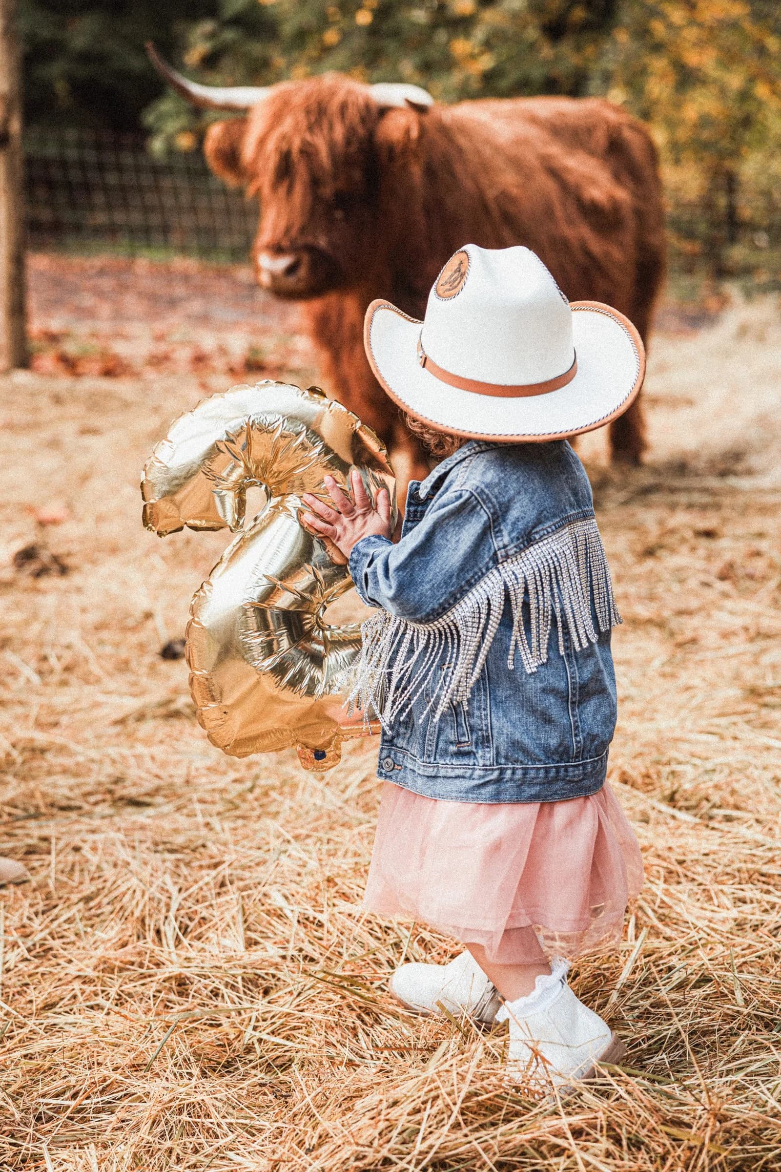 Group gathering at Highland Farms
