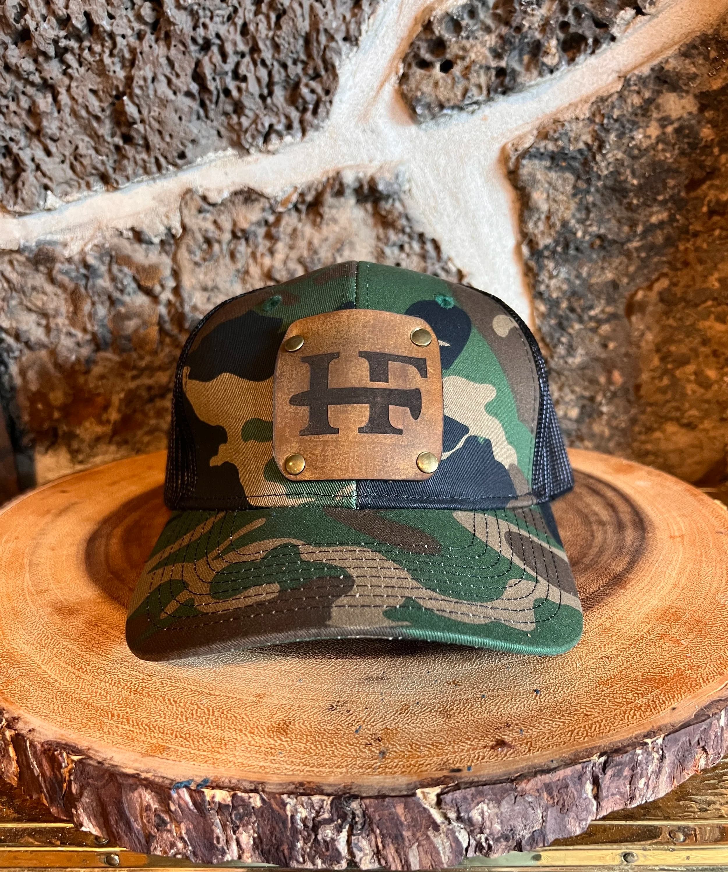 Highland Farms Camo Trucker Hat