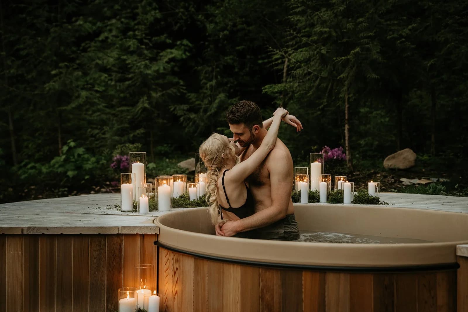 Evening reception at Highland Farms